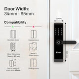 MYGATE SR LOCK – Glossy Black