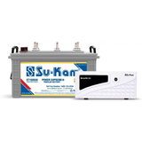 Su-Kam 48 Months Warranty Tubular Inverter Battery (160 Ah, Power Supreme+ST160048 With Shark 875)