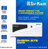 Su-Kam 48 Months Warranty Tubular Inverter Battery  (140 Ah, Power Grand 140048 With Shark 875)