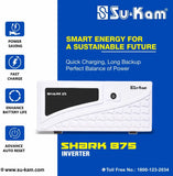 Su-Kam 48 Months Warranty Tubular Inverter Battery  (160 Ah, Power Supreme+ST160048 With Shark 875)