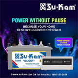 Su-Kam 48 Months Warranty Tubular Inverter Battery  (160 Ah, Power Supreme ST160048 With Torque 1175)