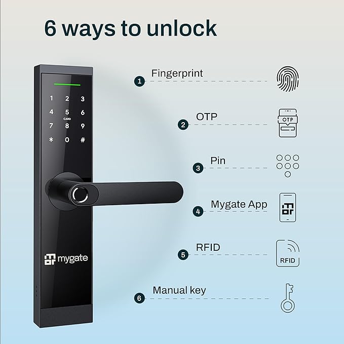 MYGATE SR LOCK – Glossy Black